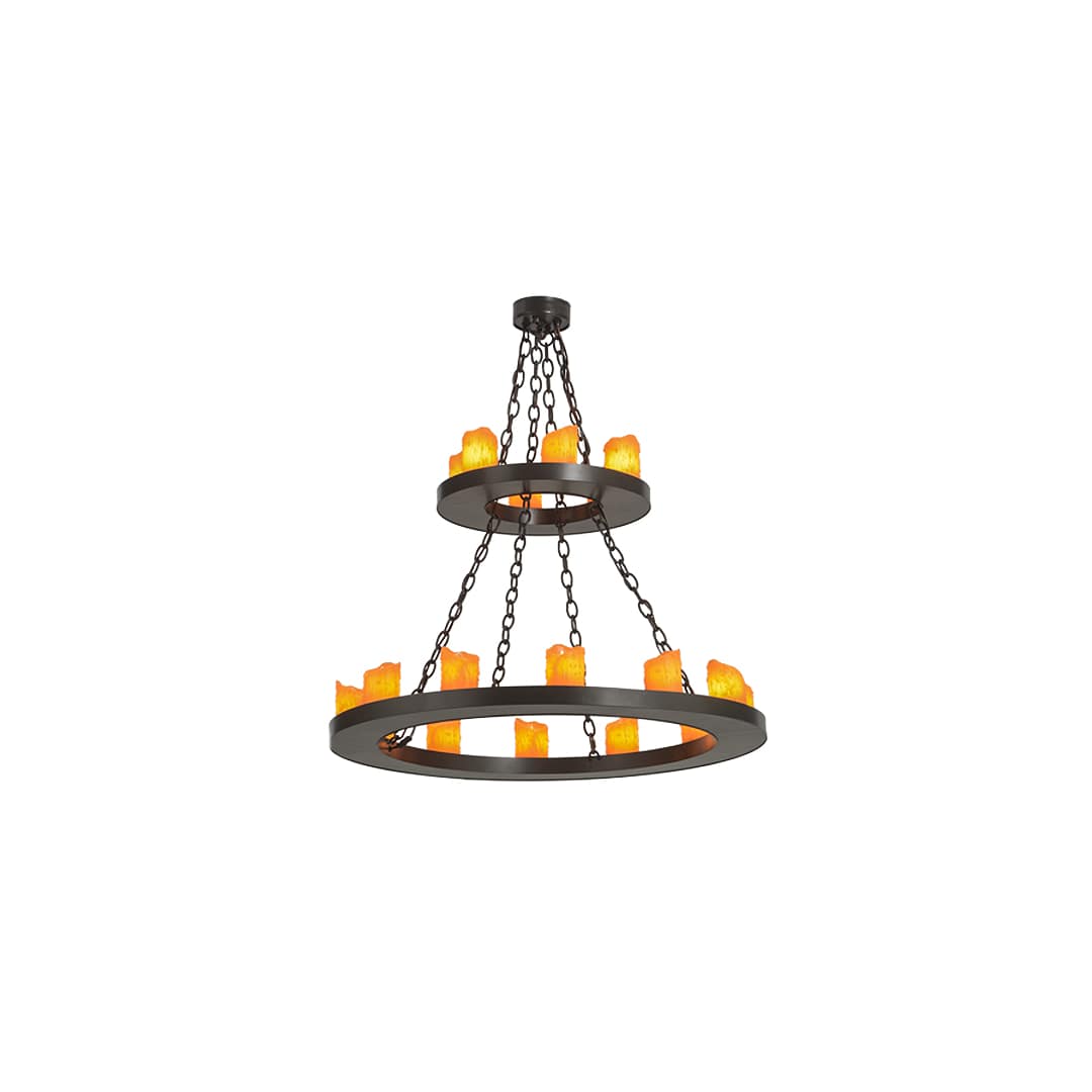 Loxley 18 Light 36" Wide Pillar Candle Style Chandelier