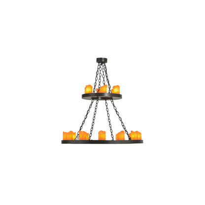 Loxley 18 Light 36" Wide Pillar Candle Style Chandelier