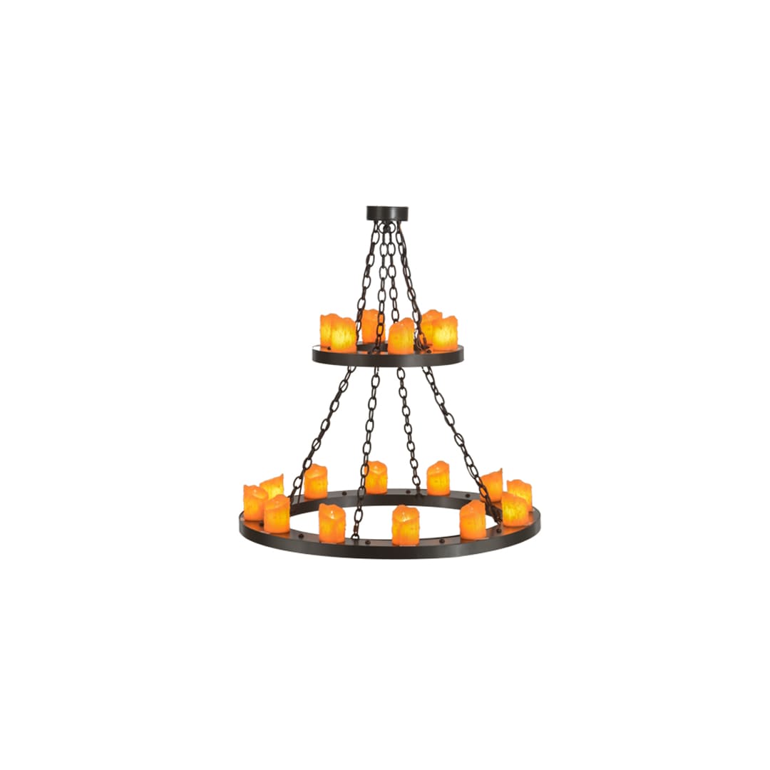 Loxley 18 Light 36" Wide Pillar Candle Style Chandelier