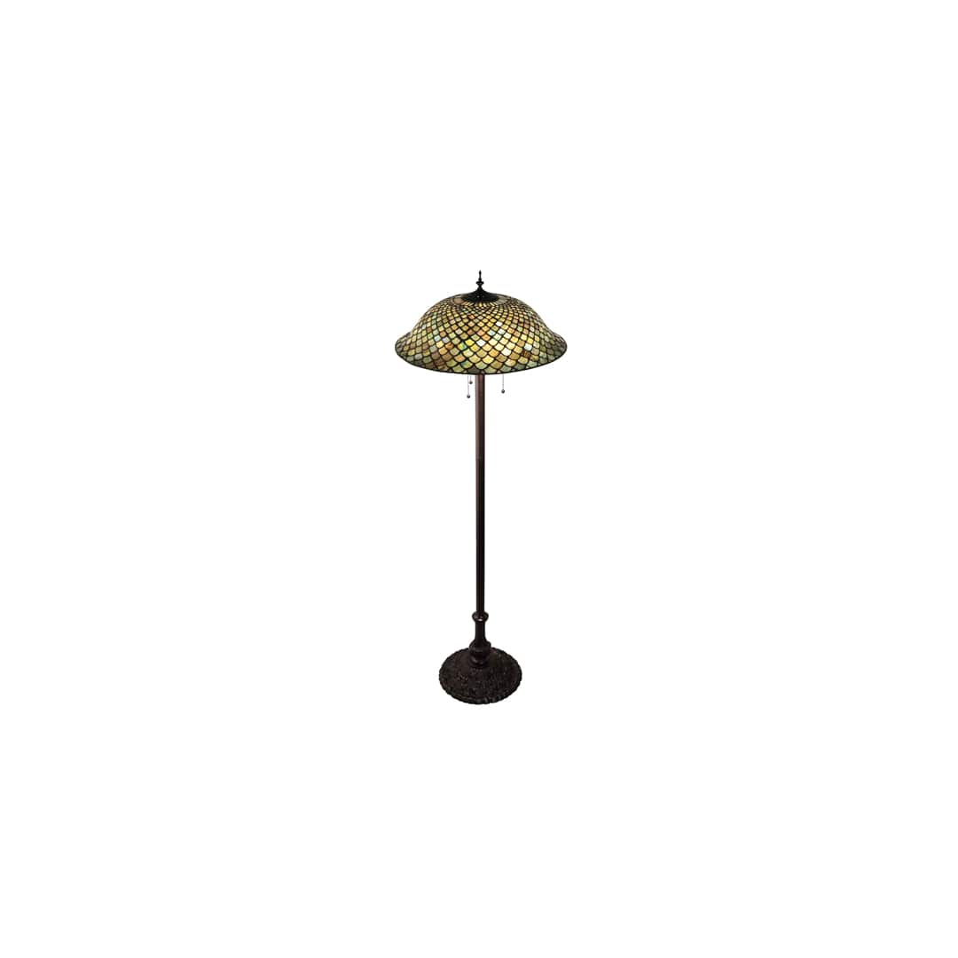 3 Light 62" Tall Tiffany Floor Lamp