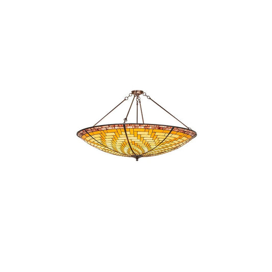 Basket Weave 6 Light 49" Wide Pendant