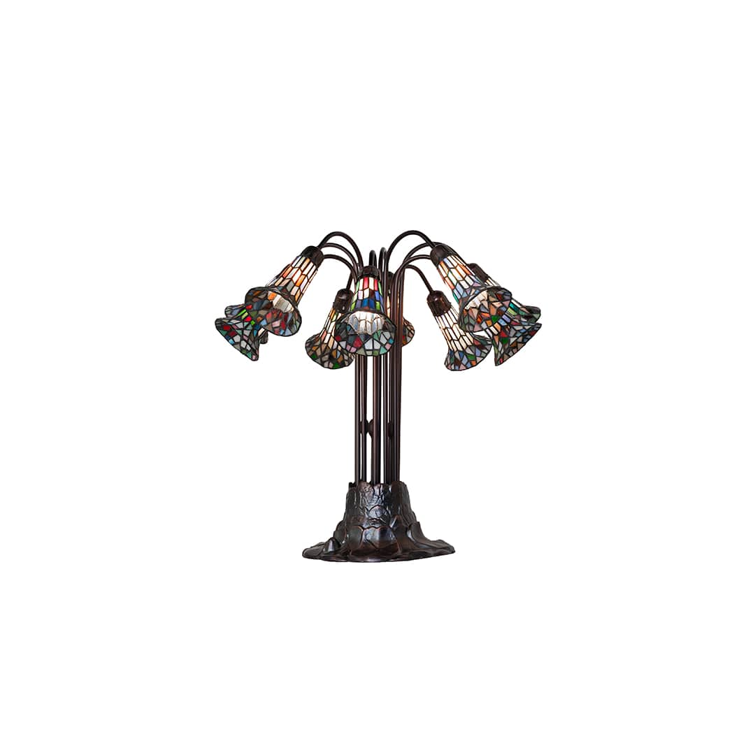 10 Light 24" Tall Tree Table Lamp