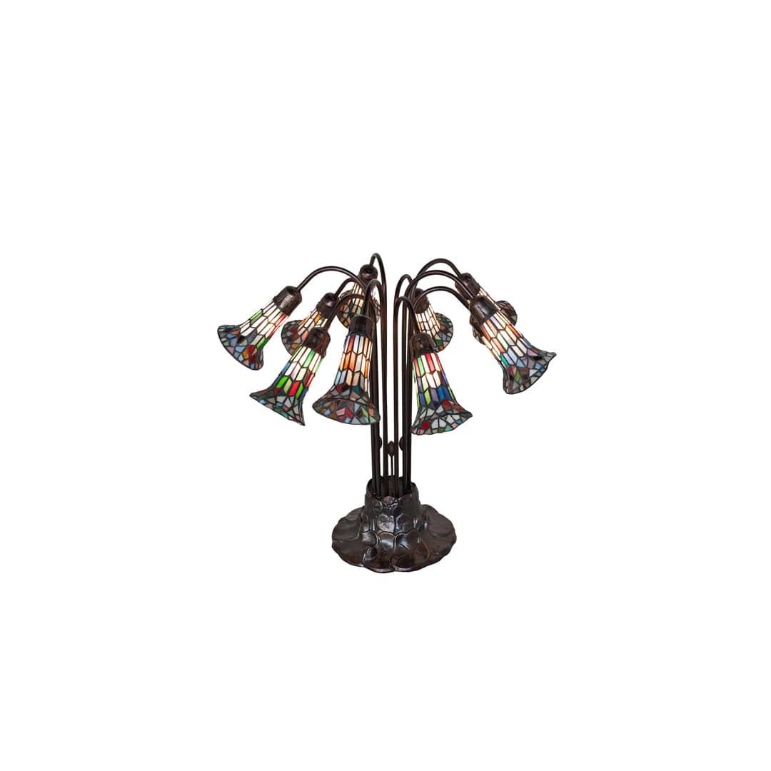 10 Light 24" Tall Tree Table Lamp