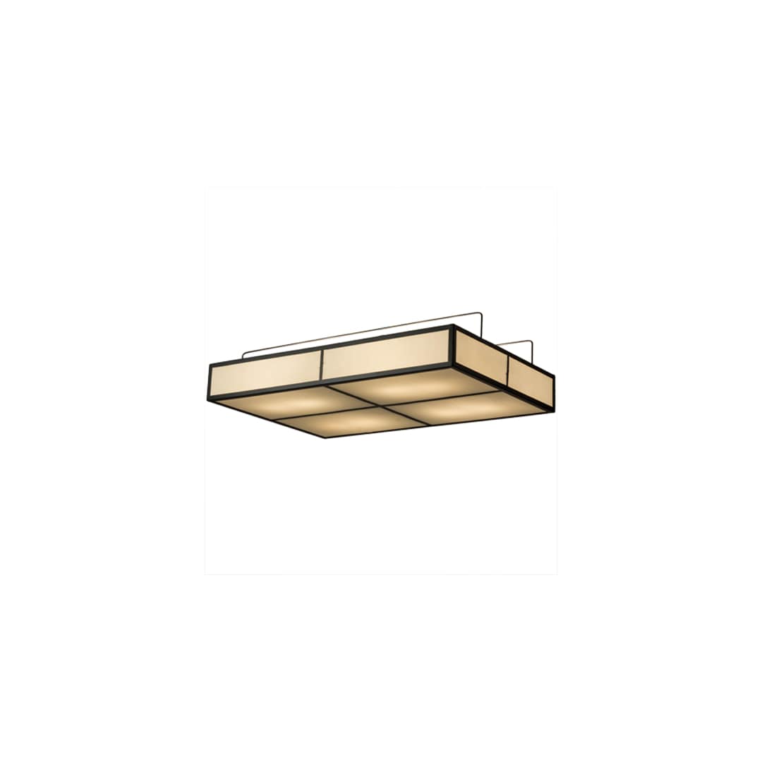 Kyoto 8 Light 45" Wide Semi-Flush Square Ceiling Fixture
