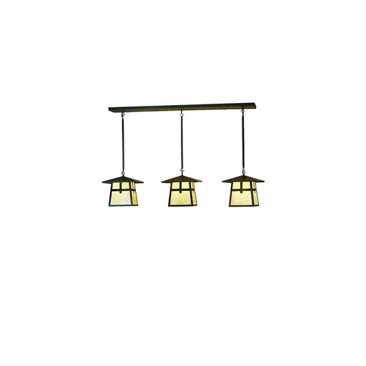 Stillwater Cross Mission 3 Light 48" Wide Linear Pendant