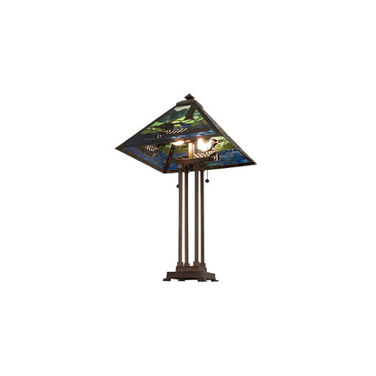 2 Light 30" Tall Animal Table Lamp