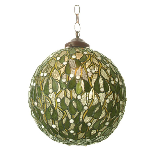 12" W Mistletoe Ball Pendant