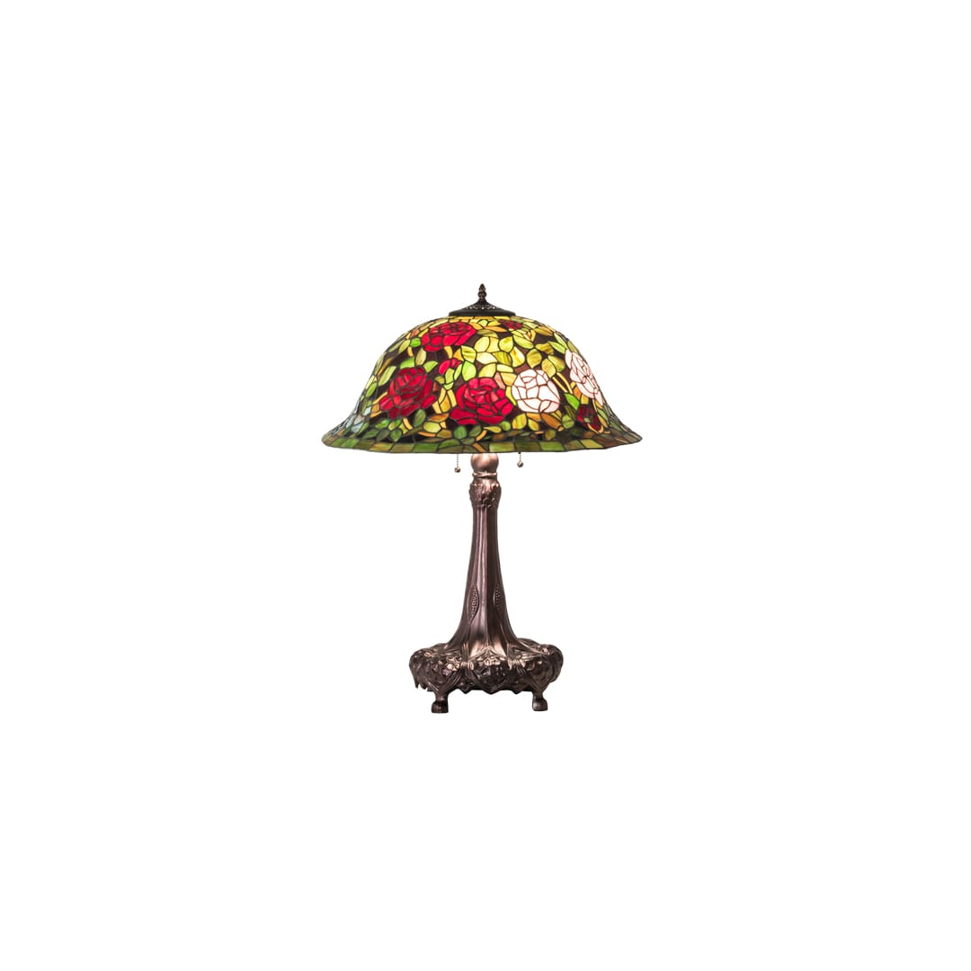 3 Light 31" Tall Tiffany Table Lamp