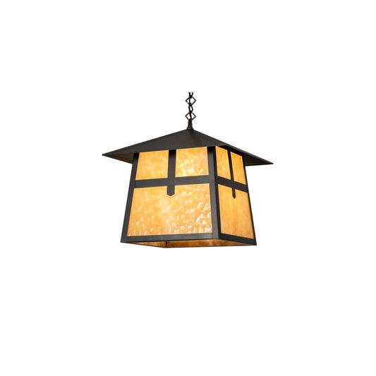 Square Stillwater 23" Wide Pendant