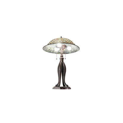 3 Light 30" Tall Tiffany Table Lamp