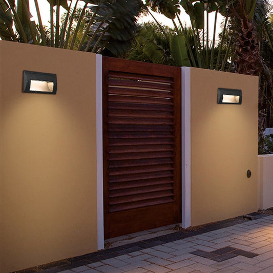 Minimalist Outdoor LED Stair Step Light Wall Lamp for Aisle Corridor Corner