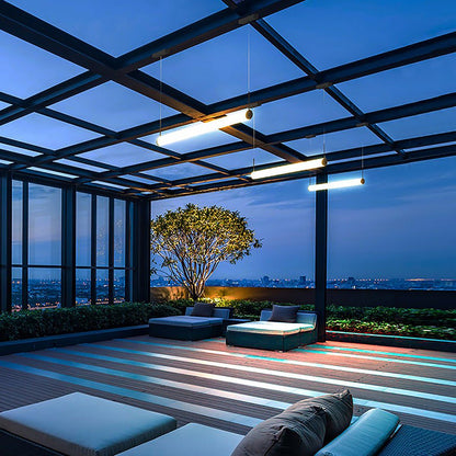 Minimalist Waterproof Outdoor LED Chandelier Landscape Decorative Lighting for Courtyard Aisle