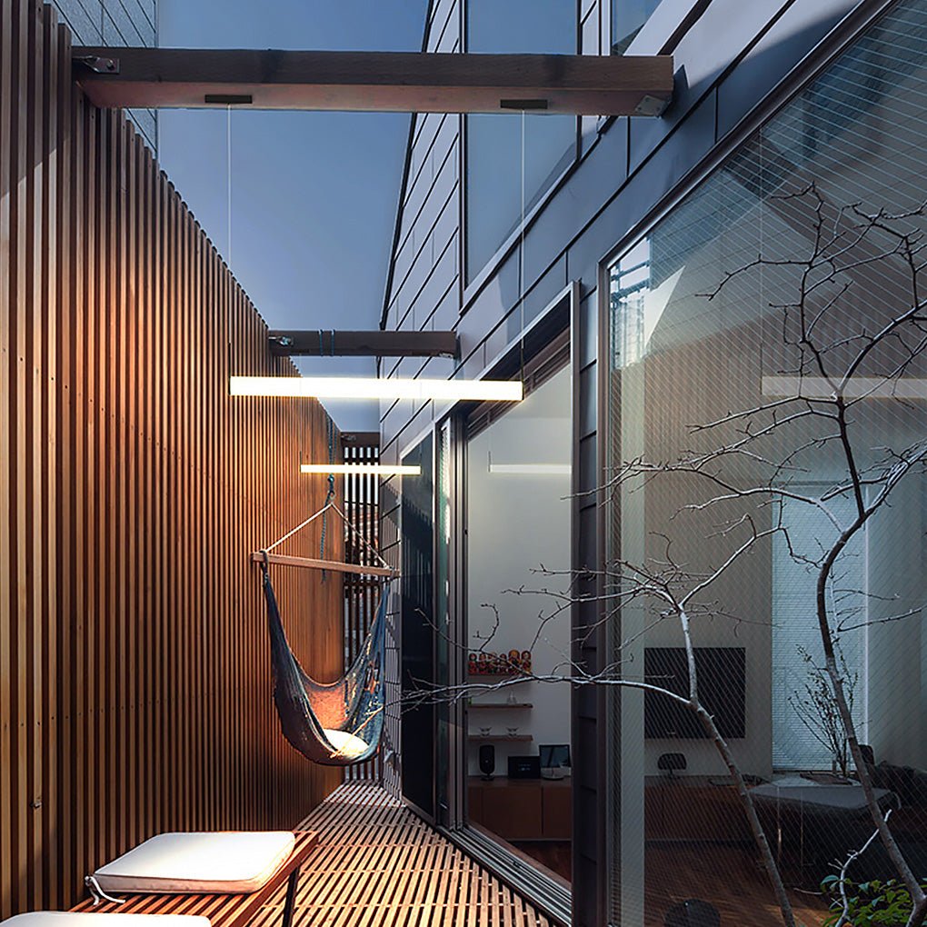 Minimalist Waterproof Outdoor LED Chandelier Landscape Decorative Lighting for Courtyard Aisle