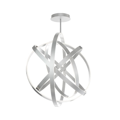 Kinetic 5 Light 60" Wide Integrated LED Globe Chandelier