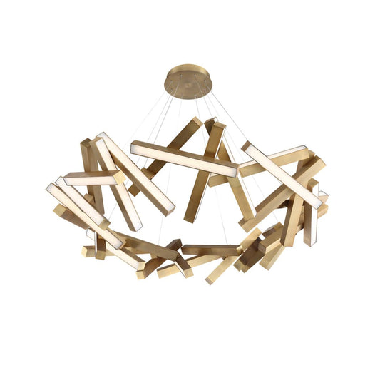 Chaos 61" Wide Integrated LED Chandelier