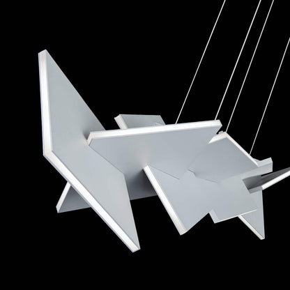 Konstrukt 8 Light 48" Wide LED Linear Chandelier