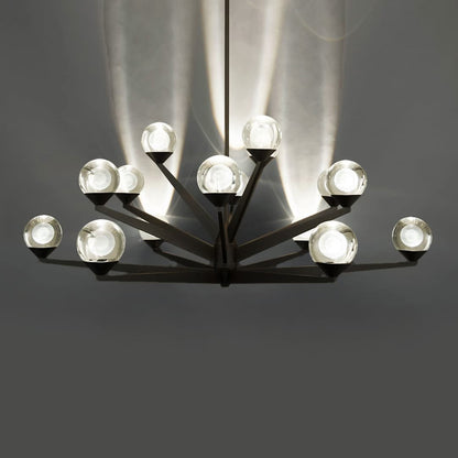 Double Bubble 15 Light 42" Wide LED Globe Chandelier