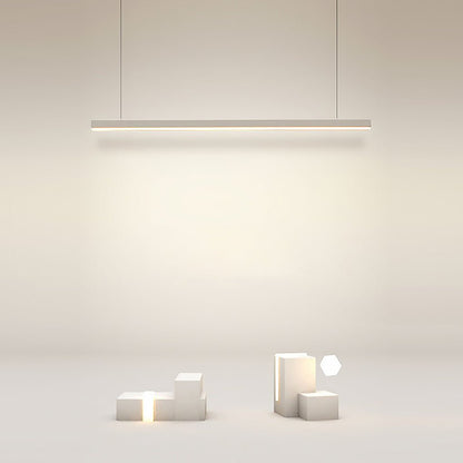 Modern Linear Farmhouse Black Chandelier