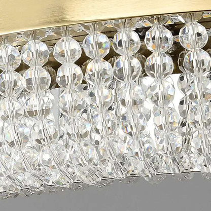 Bergamo Double Ring Crystal Chandelier