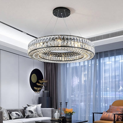 Bacci Crystal Modern Chandelier