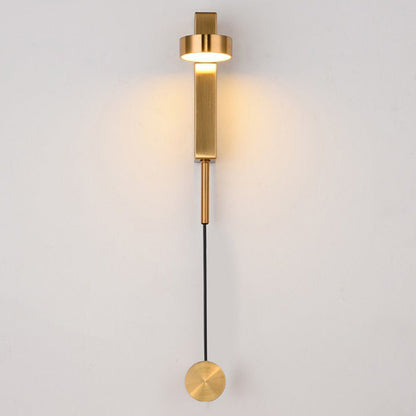 Nordic 180° Rotatable Adjustable LED Rotary Switch Wall Lamp for Bedside Aisle