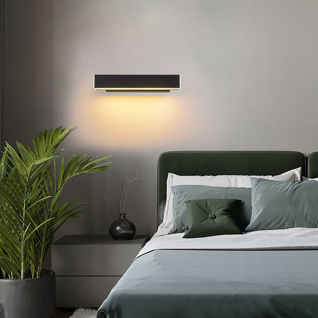 Nordic Minimalist 360° Rotatable LED Wall Lamp for Bedside Corridor Aisle