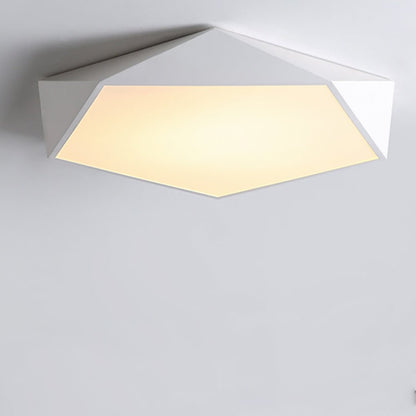 Nordic Minimalist Creative Geometric LED Three Color Dimming Ceiling Lamp