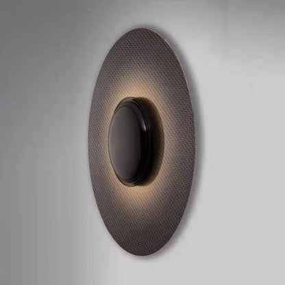 Nordic Minimalist Round Background Decorative LED Wall Lamp for Living Room Bedside