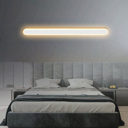 Nordic Minimalist Strip Three-color Light LED Bedside Living Room Background Wall Lamp