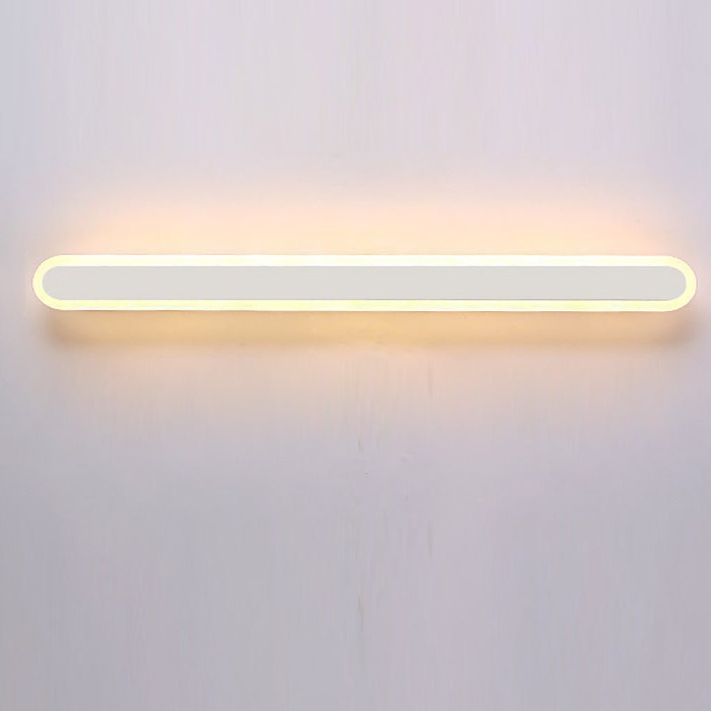 Nordic Minimalist Strip Three-color Light LED Bedside Living Room Background Wall Lamp