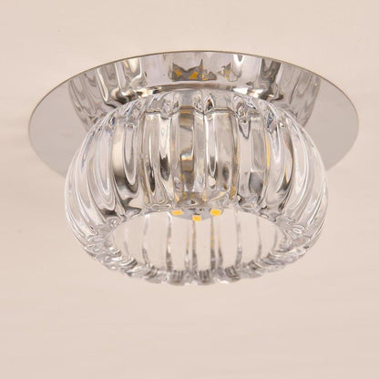 Chandelier Geometric Flush Mount Kitchen Light Fixtures Metal Crystal Ceiling Lights