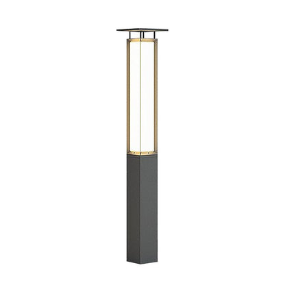 Outdoor Landscape Decorative Lighting Solar Waterproof High Pole Post Lights for Villa Courtyard