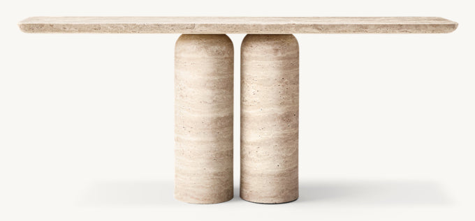 Cupola Carved Console Table