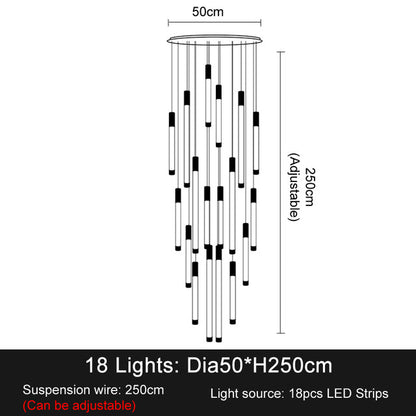 La Barra Duplex Staircase Foyer Chandelier