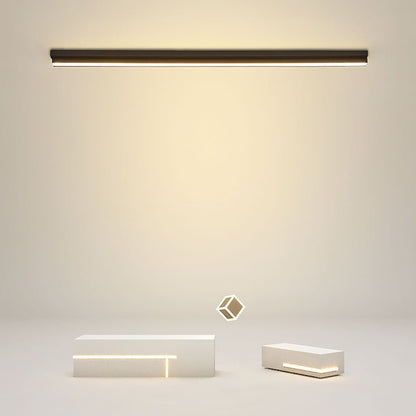 Rectangular Thin Long Strip Flush Mount LED light fixture Wall Light Fixture