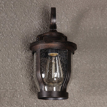 Retro Creative Waterproof Bubbles Glass Vintage Outdoor Wall Lights