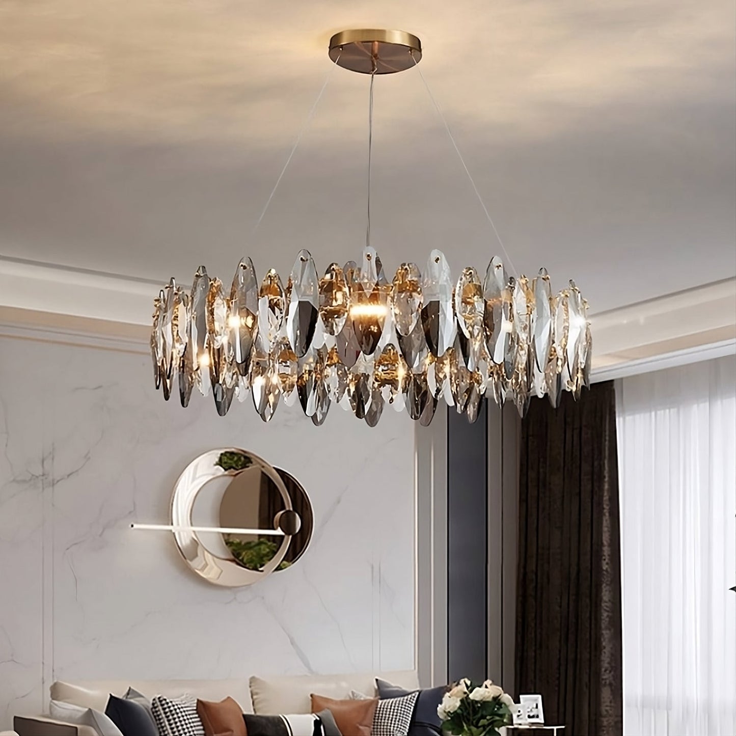 Lazzo Crystal Modern Chandelier