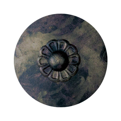 Renaissance 6 Light 20" Wide Semi-Flush Ceiling Fixture with Amethyst and Black Diamond Swarovski Rock Crystals