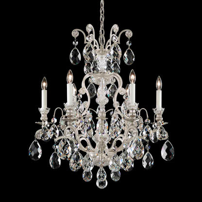 Renaissance 6 Light 24" Wide Crystal Chandelier with Swarovski Crystals
