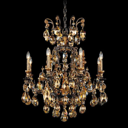 Renaissance 8 Light 27" Wide Crystal Chandelier