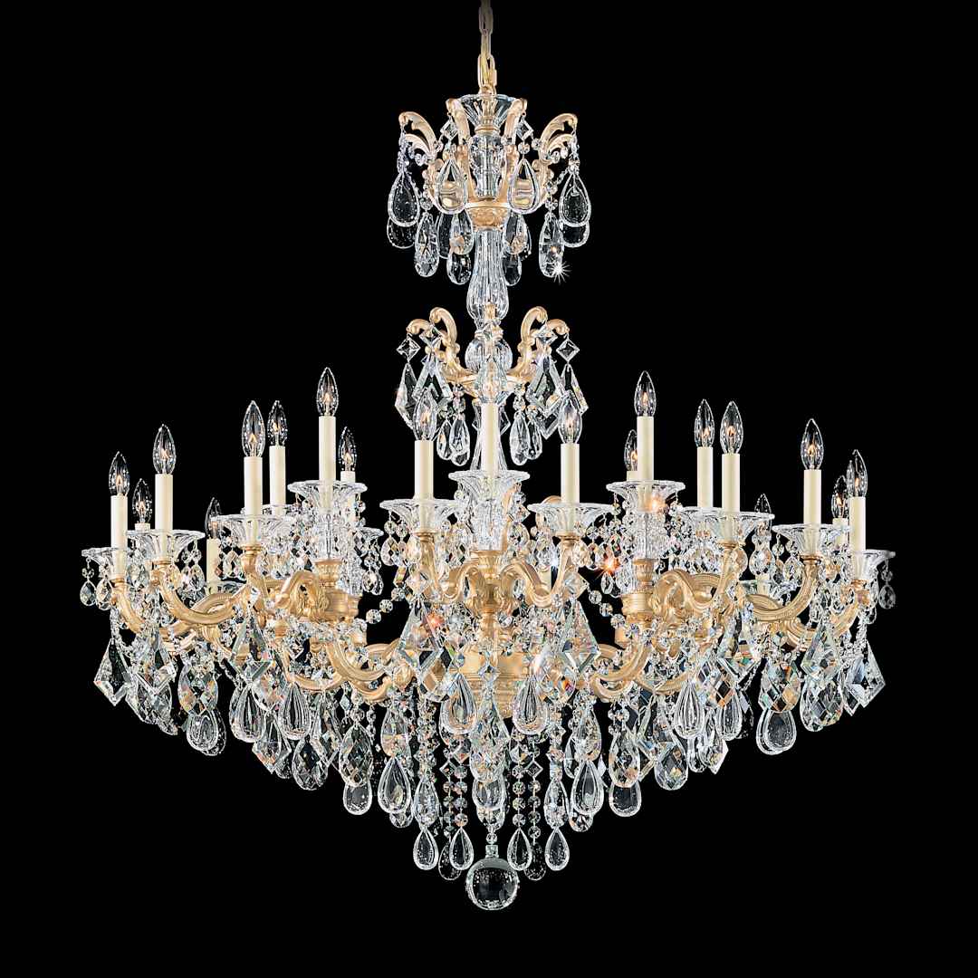 La Scala 24 Light 46" Wide Crystal Chandelier