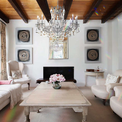 Sophia 12 Light 39" Wide Crystal Chandelier with Swarovski Crystals
