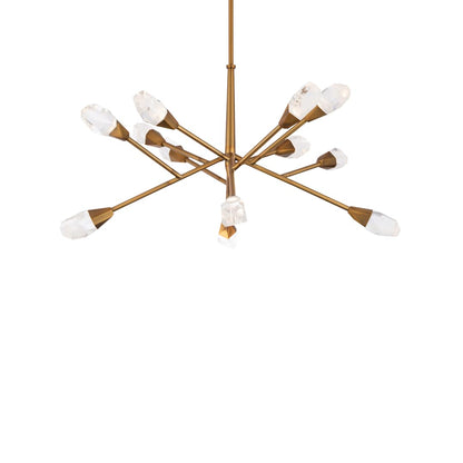 Synapse 32" Wide LED Crystal Pendant