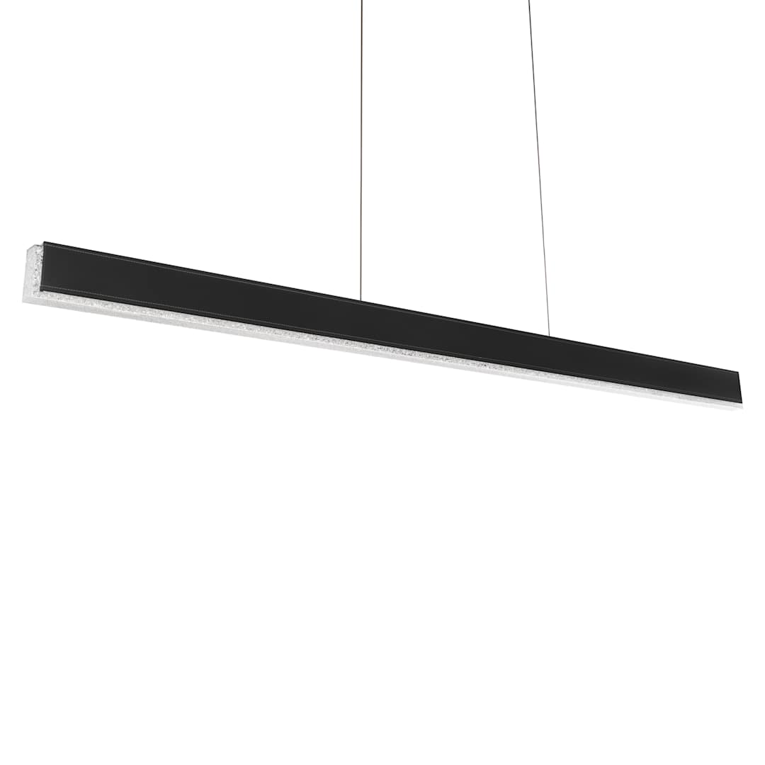 Mystique 70" Wide LED Crystal Linear Pendant