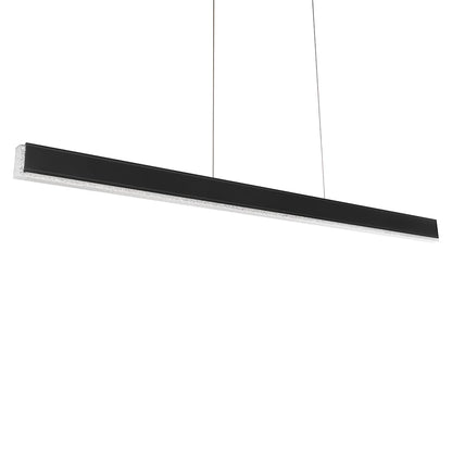 Mystique 70" Wide LED Crystal Linear Pendant