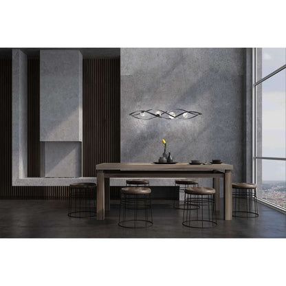 Slipstream 57" Wide LED Crystal Linear Pendant