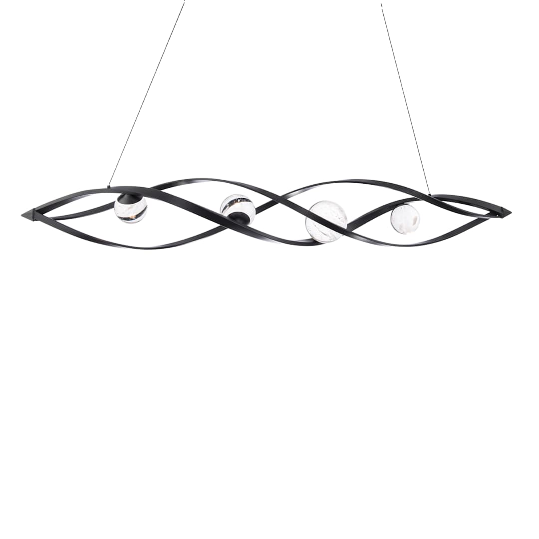 Slipstream 57" Wide LED Crystal Linear Pendant
