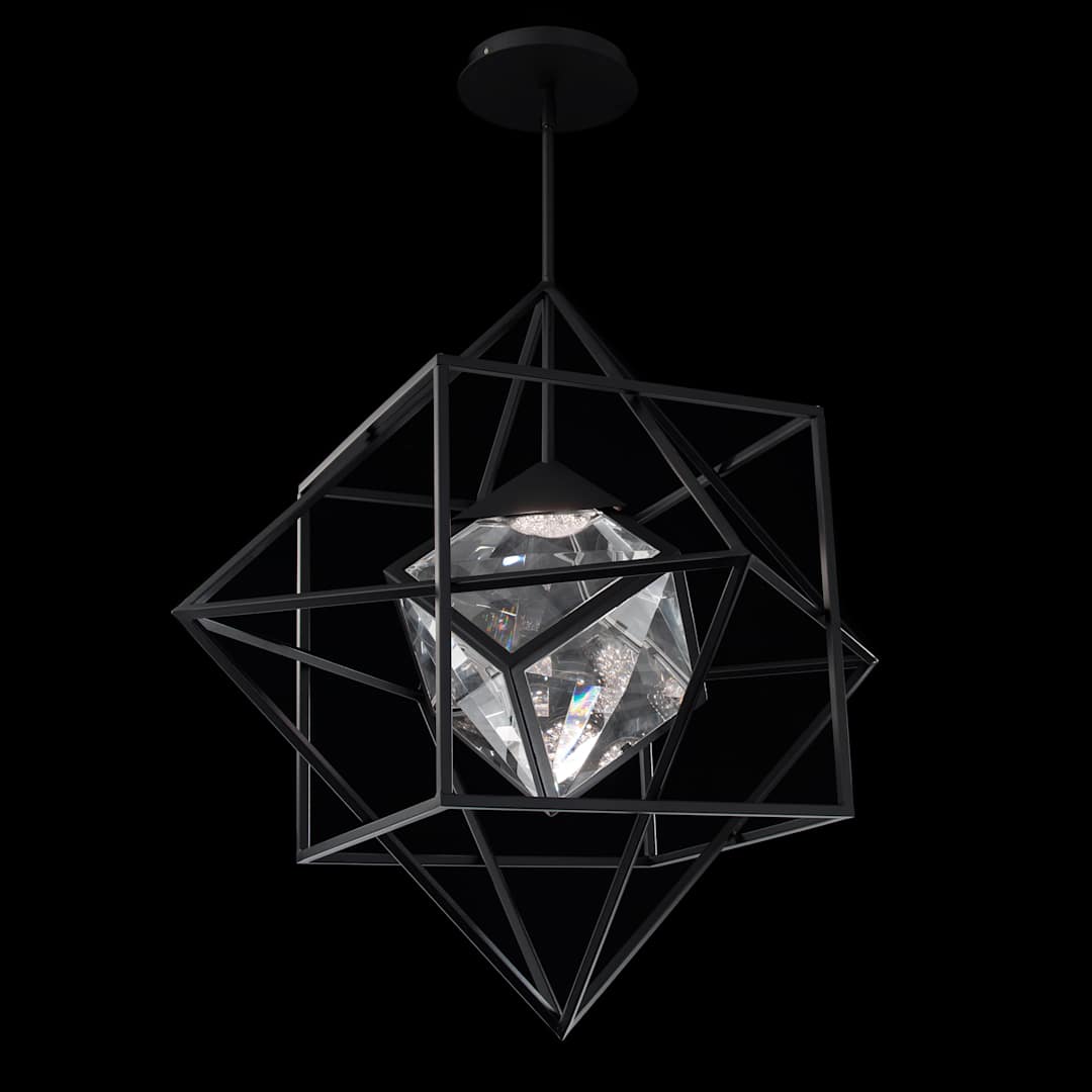Heracles 28" Wide LED Crystal Pendant