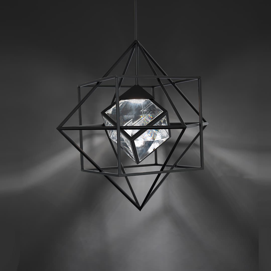 Heracles 28" Wide LED Crystal Pendant
