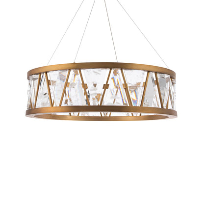 Corinth 33" Wide LED Crystal Pendant